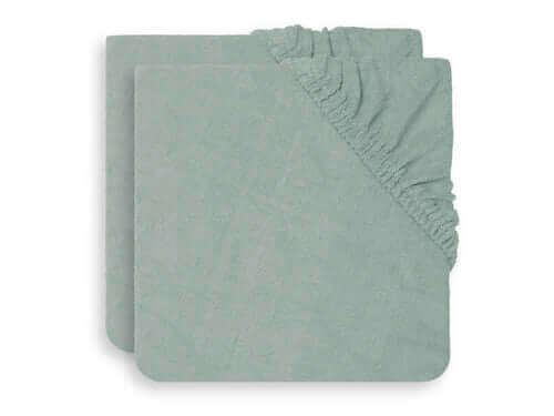 Changing Mat Cover Terry 50x70cm - Ash Green - 2 Pack - Petitpyla